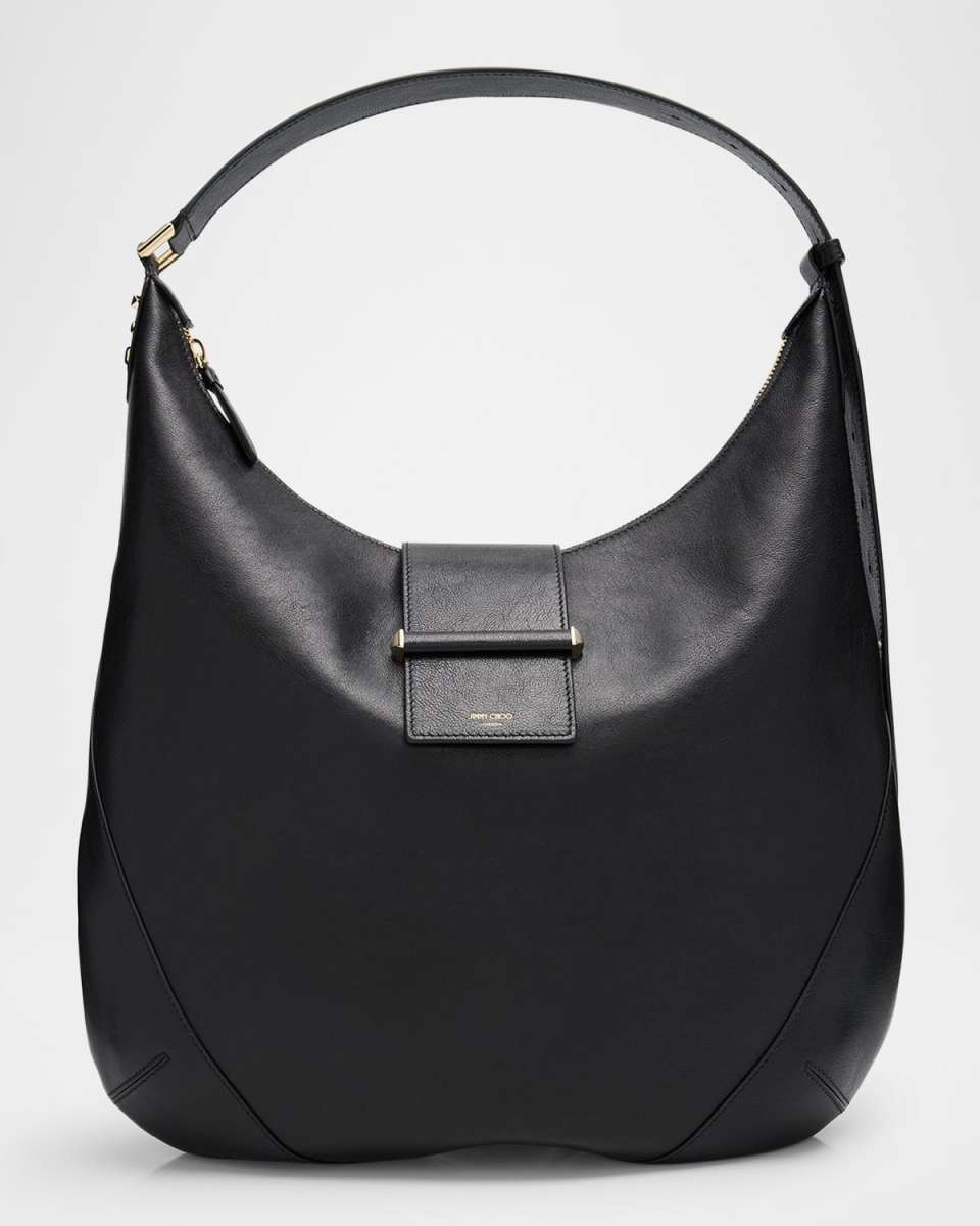 Bar Medium Leather Hobo Bag